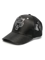 Plein Sport casquette Tiger à visière incurvée - Noir