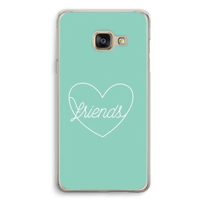 Friends heart pastel: Samsung A3 (2017) Transparant Hoesje