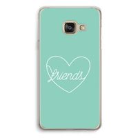 Friends heart pastel: Samsung A3 (2017) Transparant Hoesje