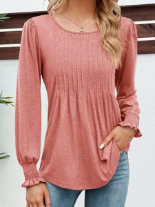 Crew Neck Casual Shirt