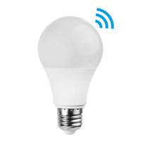 E27 LED Lamp - Incl. Schemerschakelaar - 8W 620lm - 3000K warm wit - Vervangt 49 Watt - E27 fitting - A60 lamp - Grote fitting - Frosted