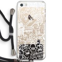 Vexx Mixtape #2: iPhone 5 / 5S / SE Transparant Hoesje met koord Vexx Mixtape #2: iPhone 5 / 5S / SE Transparant Hoesje met koord