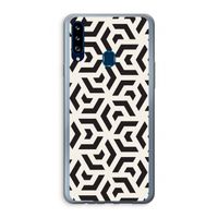 Crazy pattern: Samsung Galaxy A20s Transparant Hoesje