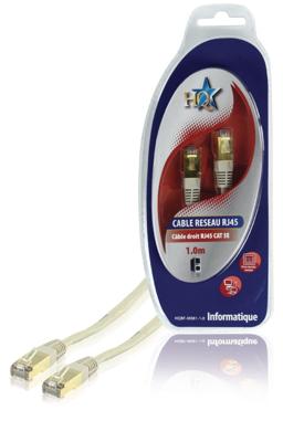 HQ bf-m081-1.0 cat5e utp netwerkkabel rj45 (8/8) male - rj45 (8/8) male 1.00 m grijs