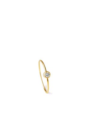 Shihara créole One-Stone 02 en or 18ct pavée de diamants