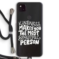 The prettiest: Pixel 4a 5G Transparant Hoesje met koord