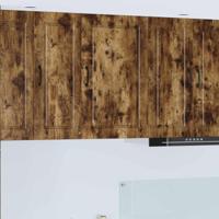 Keukenkast met plank Gerookt eiken 50 x 31 x 80 cm Bewerkt hout