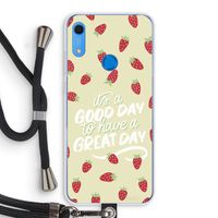 Don't forget to have a great day: Huawei Y6s Transparant Hoesje met koord