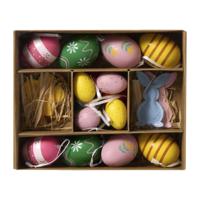 Paasdecoratieset - multikleur - set van 20