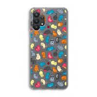 Kleurrijke katten: Samsung Galaxy A32 5G Transparant Hoesje