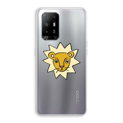Kleine leeuw: Oppo A94 5G Transparant Hoesje