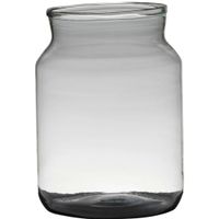 Bloemenvaas van gerecycled glas 30 x 21 cm   -