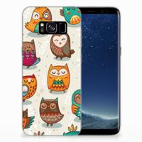 Samsung Galaxy S8 | TPU Hoesje | Vrolijke Uilen
