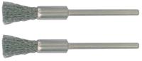 PROXXON penseel brushes w.shaft 2pcs d=8mm stainless s