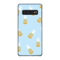 Ananasjes: Samsung Galaxy S10 4G Volledig Geprint Hoesje