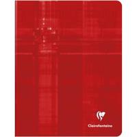 Clairefontaine schrift Metric, ft 16,5 x 21 cm, geruit 5x5 mm, rood
