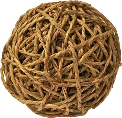 Knaagdierbal met bel 14 cm natural - Gebr de boon