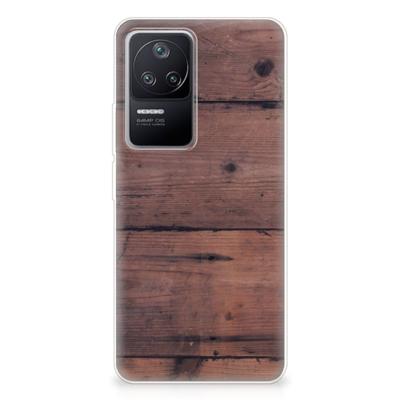 Xiaomi Poco F4 | Bumper Hoesje | Old Wood