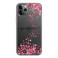 Hartjes en kusjes: iPhone 11 Pro Transparant Hoesje