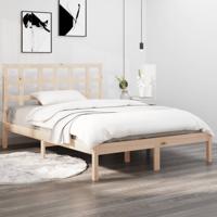 Bedframe massief hout 200x200 cm