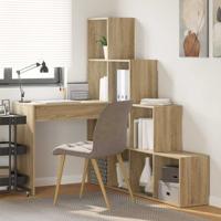 Hoekbureau Sonoma eiken 101,5 x 149,5 x 149,5 cm Bewerkt hout