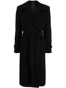 Tagliatore trench Carola à taille ceinturée - Noir