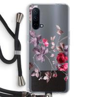 Mooie bloemen: OnePlus Nord CE 5G Transparant Hoesje met koord