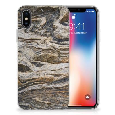 Apple iPhone X | Xs | TPU | Siliconen hoesje | Steen