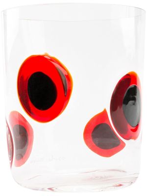 Carlo Moretti petit vase imprimé - Rouge
