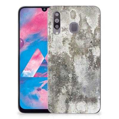 Samsung Galaxy M30 | TPU | Siliconen hoesje | Beton Print