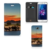 Huawei Y5 2 | Y6 Compact | Hoesje maken | Olifanten