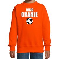 Jong oranje sweater / trui Holland / Nederland supporter EK/ WK fan oranje voor kinderen