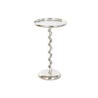 Bijzettafel Home ESPRIT Zilverkleurig 35 x 35 x 61 cm