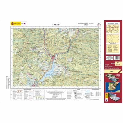 Topografische kaart 252 MT50 Tremp | CNIG - Instituto Geográfico Nacional1