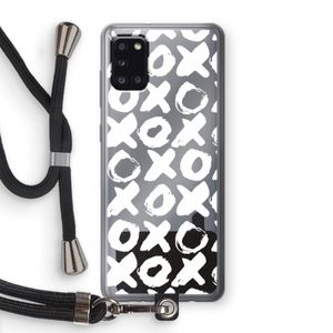 XOXO: Samsung Galaxy A31 Transparant Hoesje met koord