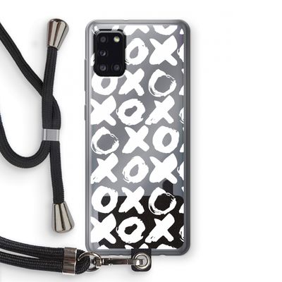XOXO: Samsung Galaxy A31 Transparant Hoesje met koord