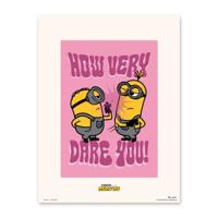 Poster Minions - How Very Dare You 30x40cm