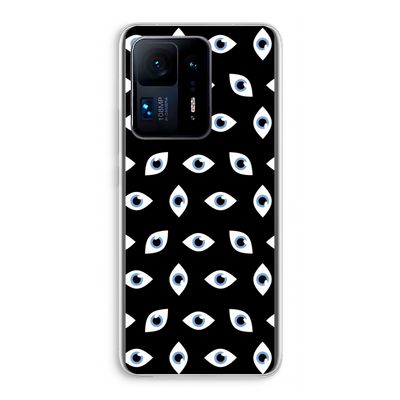 Eyes pattern: Xiaomi Mi Mix 4 Transparant Hoesje