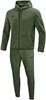 JAKO M9729D Joggingpak Met Kap Premium Basics Dames - Kaki Gemeleerd - 36 JAKO M9729D Joggingpak Met Kap Premium Basics Dames - Kaki Gemeleerd - 36