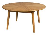 ZILT Ronde Salontafel 'Memo' Eikenhout, 80cm, kleur Naturel