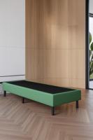OP=OP Boxspring Student 90 x 200 Groen - Zonder Hoofdbord
