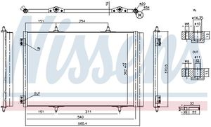 Condensor, airconditioning 941276