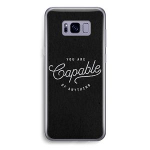 Capable: Samsung Galaxy S8 Transparant Hoesje
