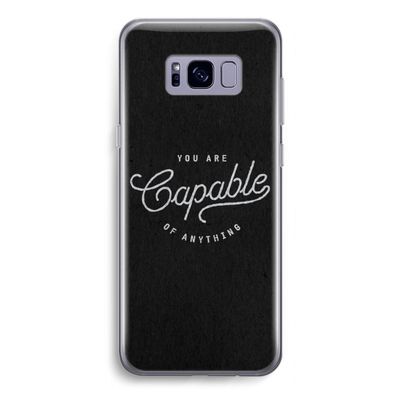 Capable: Samsung Galaxy S8 Transparant Hoesje