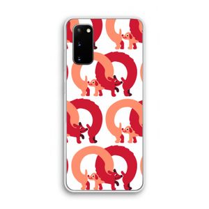 Dogs: Samsung Galaxy S20 Transparant Hoesje