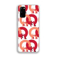 Dogs: Samsung Galaxy S20 Transparant Hoesje