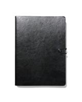 HEMA Notitieboek gelinieerd PU zwart A5 HEMA Notitieboek gelinieerd PU zwart A5