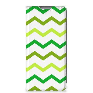 Xiaomi 12 | 12X Hoesje met Magneet Zigzag Groen