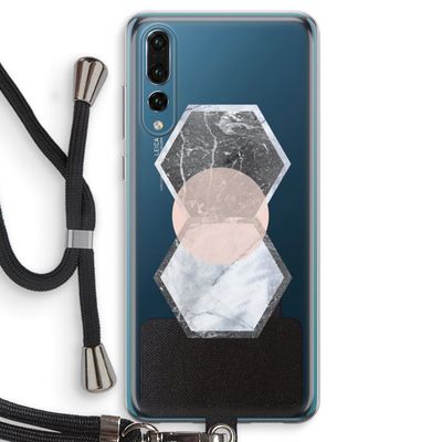 Creatieve toets: Huawei P20 Pro Transparant Hoesje met koord
