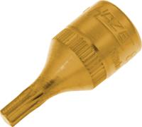 HAZET Dopsleutelbit 8502-T20 · 1/4 inch (6,3 mm) vierkant hol · Binnen-TORX®-profiel · SW T20